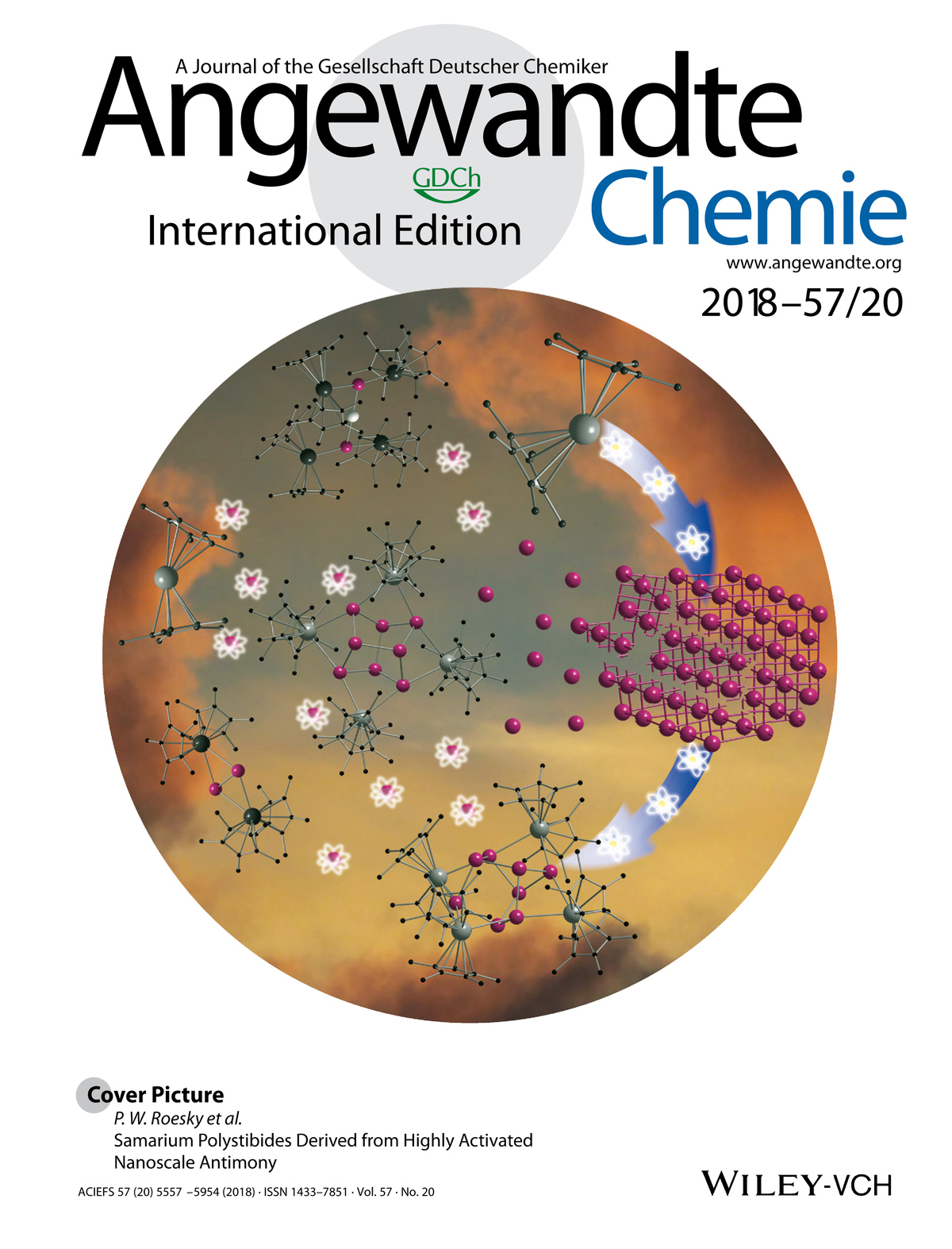 cover picture Angewandte Chemie 2018