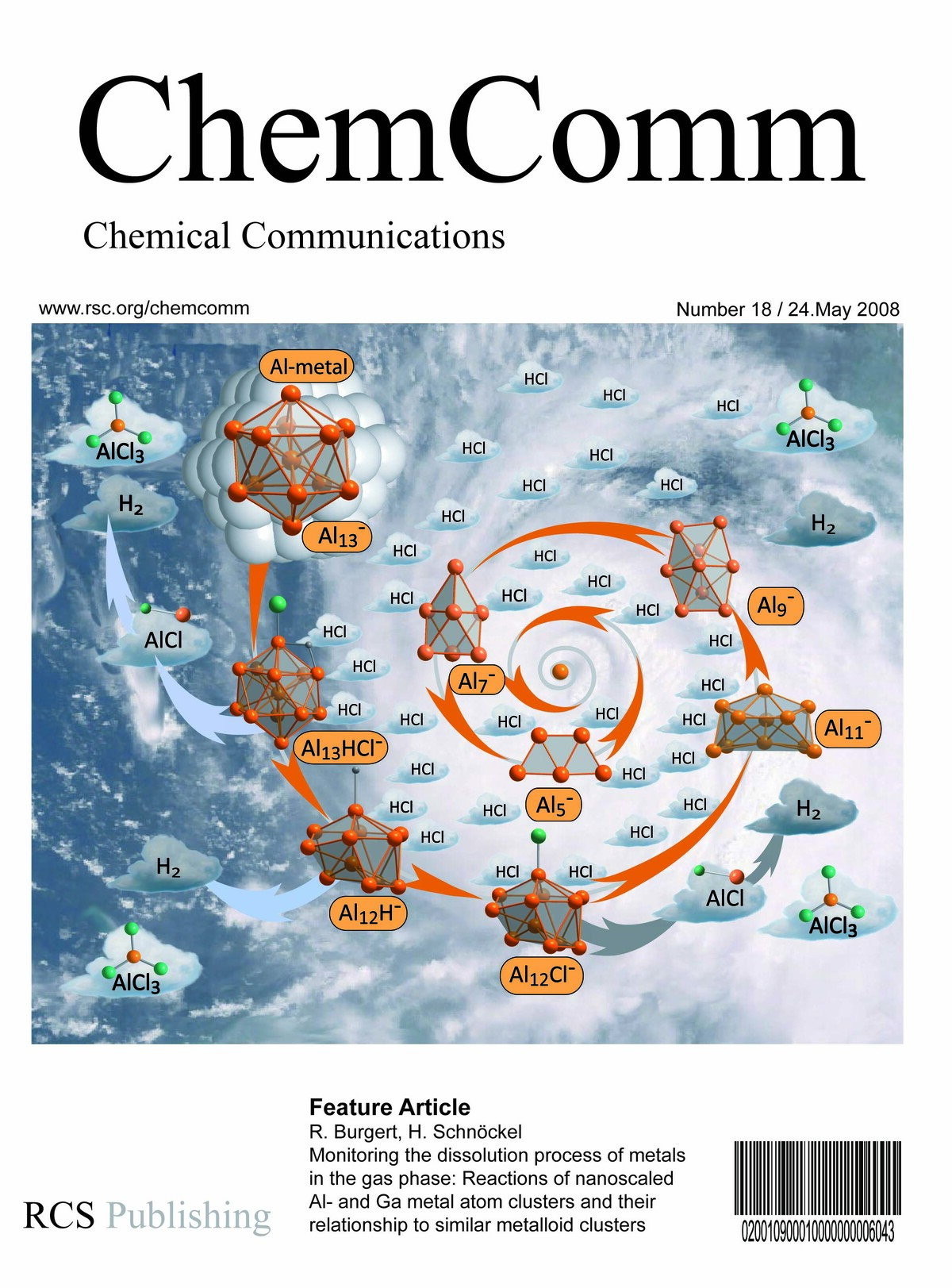 Cover Picture Cemical Communications 2008