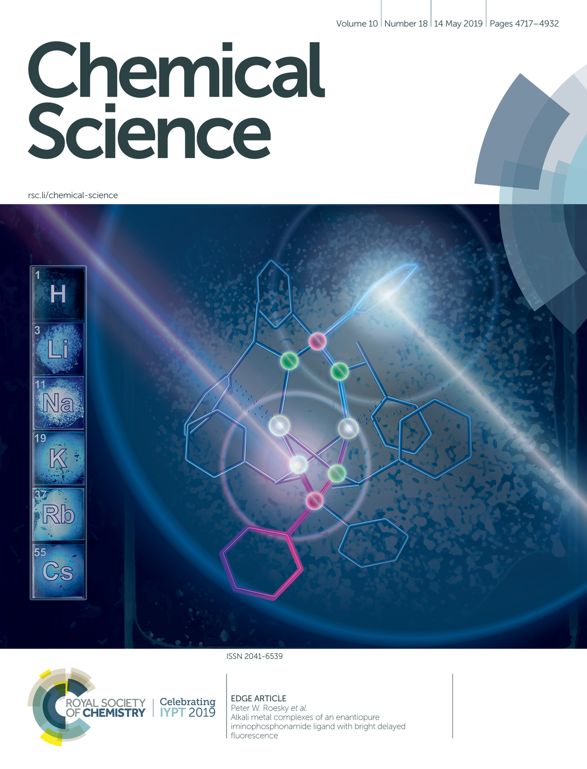 Cover Chemical Science 2019