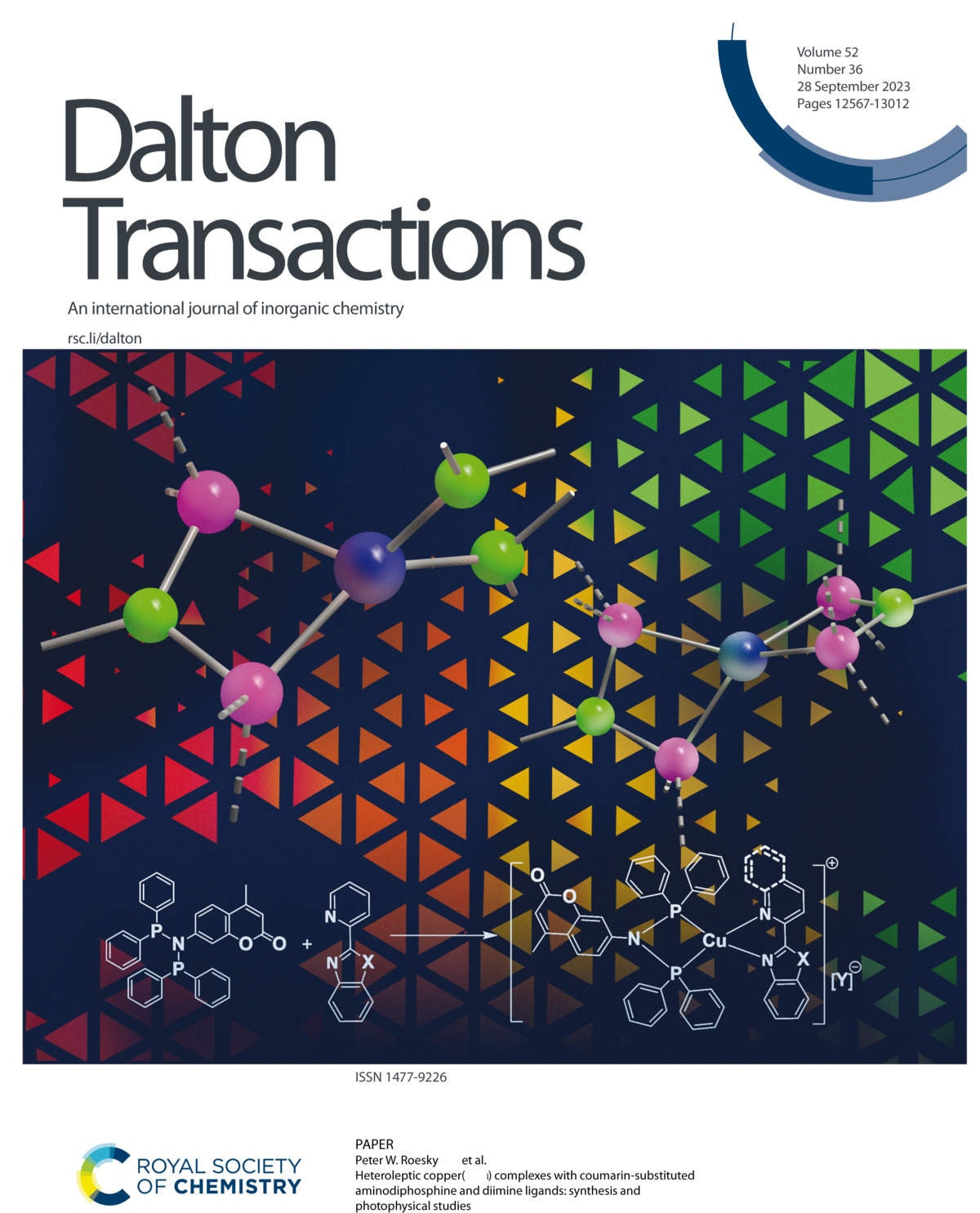 cover picture dalton transaction number36